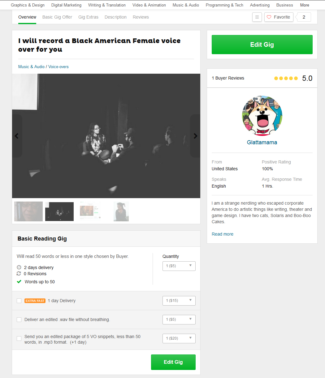 The Power of Gigs: Finding Work Through Fiverr